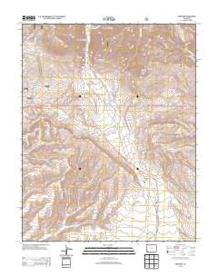 Hesperus Colorado Historical topographic map, 1:24000 scale, 7.5 X 7.5 Minute, Year 2013