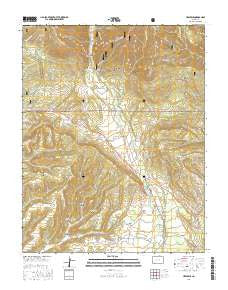 Hesperus Colorado Current topographic map, 1:24000 scale, 7.5 X 7.5 Minute, Year 2016