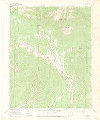Hesperus Colorado Historical topographic map, 1:24000 scale, 7.5 X 7.5 Minute, Year 1963