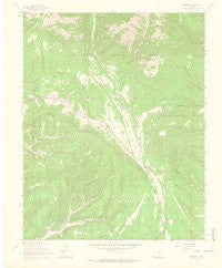 Hesperus Colorado Historical topographic map, 1:24000 scale, 7.5 X 7.5 Minute, Year 1963