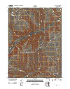 Hiawatha Colorado Historical topographic map, 1:24000 scale, 7.5 X 7.5 Minute, Year 2011