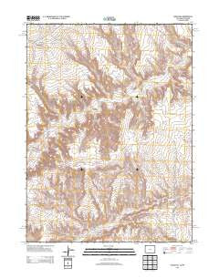 Hiawatha Colorado Historical topographic map, 1:24000 scale, 7.5 X 7.5 Minute, Year 2013