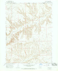 Hiawatha Colorado Historical topographic map, 1:24000 scale, 7.5 X 7.5 Minute, Year 1966