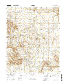Hidden Valley Ranch Colorado Current topographic map, 1:24000 scale, 7.5 X 7.5 Minute, Year 2016