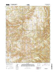 High Park Colorado Current topographic map, 1:24000 scale, 7.5 X 7.5 Minute, Year 2016