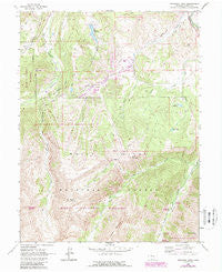 Highland Peak Colorado Historical topographic map, 1:24000 scale, 7.5 X 7.5 Minute, Year 1960