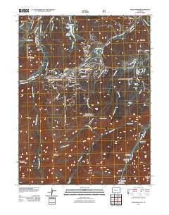 Highland Peak Colorado Historical topographic map, 1:24000 scale, 7.5 X 7.5 Minute, Year 2011