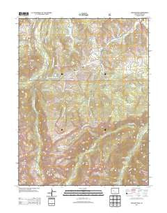 Highland Peak Colorado Historical topographic map, 1:24000 scale, 7.5 X 7.5 Minute, Year 2013