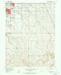Highlands Ranch Colorado Historical topographic map, 1:24000 scale, 7.5 X 7.5 Minute, Year 1957