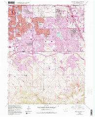 Highlands Ranch Colorado Historical topographic map, 1:24000 scale, 7.5 X 7.5 Minute, Year 1965