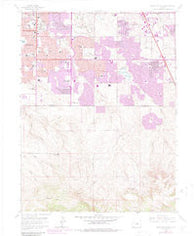 Highlands Ranch Colorado Historical topographic map, 1:24000 scale, 7.5 X 7.5 Minute, Year 1965