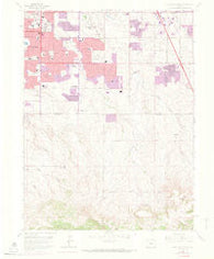 Highlands Ranch Colorado Historical topographic map, 1:24000 scale, 7.5 X 7.5 Minute, Year 1965