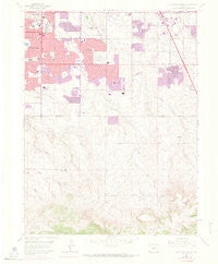 Highlands Ranch Colorado Historical topographic map, 1:24000 scale, 7.5 X 7.5 Minute, Year 1965