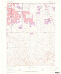 Highlands Ranch Colorado Historical topographic map, 1:24000 scale, 7.5 X 7.5 Minute, Year 1965