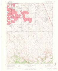 Highlands Ranch Colorado Historical topographic map, 1:24000 scale, 7.5 X 7.5 Minute, Year 1965