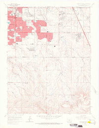 Highlands Ranch Colorado Historical topographic map, 1:24000 scale, 7.5 X 7.5 Minute, Year 1965