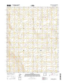 Highlands Church Colorado Current topographic map, 1:24000 scale, 7.5 X 7.5 Minute, Year 2016