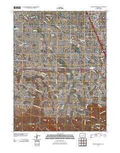 Highlands Ranch Colorado Historical topographic map, 1:24000 scale, 7.5 X 7.5 Minute, Year 2010