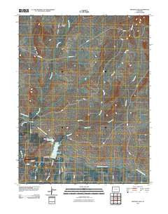Highline Lake Colorado Historical topographic map, 1:24000 scale, 7.5 X 7.5 Minute, Year 2010