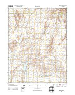 Highline Lake Colorado Historical topographic map, 1:24000 scale, 7.5 X 7.5 Minute, Year 2013