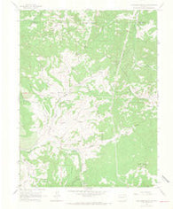 Hightower Mountain Colorado Historical topographic map, 1:24000 scale, 7.5 X 7.5 Minute, Year 1963