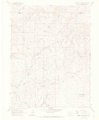 Hightower Mountain Colorado Historical topographic map, 1:24000 scale, 7.5 X 7.5 Minute, Year 1963