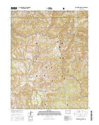 Hightower Mountain Colorado Current topographic map, 1:24000 scale, 7.5 X 7.5 Minute, Year 2016