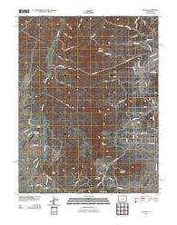Hillside Colorado Historical topographic map, 1:24000 scale, 7.5 X 7.5 Minute, Year 2010