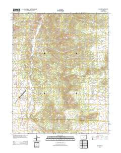 Hillside Colorado Historical topographic map, 1:24000 scale, 7.5 X 7.5 Minute, Year 2013