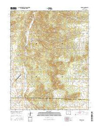 Hillside Colorado Current topographic map, 1:24000 scale, 7.5 X 7.5 Minute, Year 2016