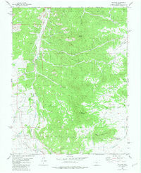Hillside Colorado Historical topographic map, 1:24000 scale, 7.5 X 7.5 Minute, Year 1980