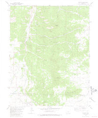 Hillside Colorado Historical topographic map, 1:24000 scale, 7.5 X 7.5 Minute, Year 1980