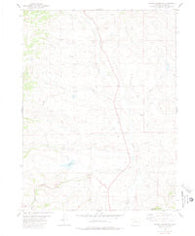 Hinman Reservoir Colorado Historical topographic map, 1:24000 scale, 7.5 X 7.5 Minute, Year 1980