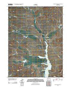 Hinman Reservoir Colorado Historical topographic map, 1:24000 scale, 7.5 X 7.5 Minute, Year 2010