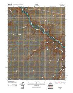 Hobson Colorado Historical topographic map, 1:24000 scale, 7.5 X 7.5 Minute, Year 2010