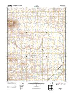 Hoehne Colorado Historical topographic map, 1:24000 scale, 7.5 X 7.5 Minute, Year 2013