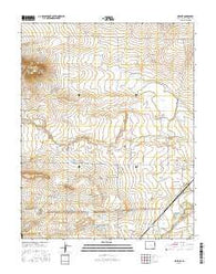 Hoehne Colorado Current topographic map, 1:24000 scale, 7.5 X 7.5 Minute, Year 2016
