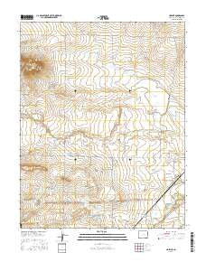 Hoehne Colorado Current topographic map, 1:24000 scale, 7.5 X 7.5 Minute, Year 2016