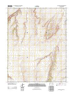 Hog Ranch Canyon Colorado Historical topographic map, 1:24000 scale, 7.5 X 7.5 Minute, Year 2013
