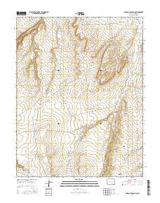 Hog Ranch Canyon Colorado Current topographic map, 1:24000 scale, 7.5 X 7.5 Minute, Year 2016