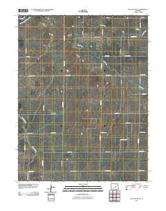 Holcolm Hills Colorado Historical topographic map, 1:24000 scale, 7.5 X 7.5 Minute, Year 2010