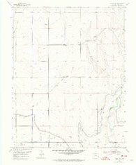 Holly NW Colorado Historical topographic map, 1:24000 scale, 7.5 X 7.5 Minute, Year 1955