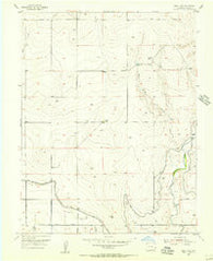 Holly NW Colorado Historical topographic map, 1:24000 scale, 7.5 X 7.5 Minute, Year 1955