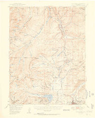 Holy Cross Colorado Historical topographic map, 1:62500 scale, 15 X 15 Minute, Year 1951