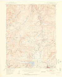 Holy Cross Colorado Historical topographic map, 1:62500 scale, 15 X 15 Minute, Year 1951