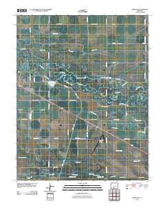 Homelake Colorado Historical topographic map, 1:24000 scale, 7.5 X 7.5 Minute, Year 2010