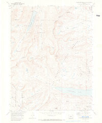 Homestake Reservoir Colorado Historical topographic map, 1:24000 scale, 7.5 X 7.5 Minute, Year 1970