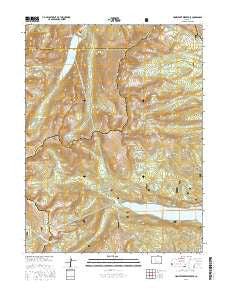 Homestake Reservoir Colorado Current topographic map, 1:24000 scale, 7.5 X 7.5 Minute, Year 2016