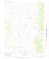Hooker Mountain Colorado Historical topographic map, 1:24000 scale, 7.5 X 7.5 Minute, Year 1971