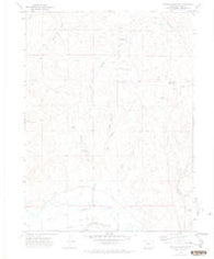 Hooker Mountain Colorado Historical topographic map, 1:24000 scale, 7.5 X 7.5 Minute, Year 1971